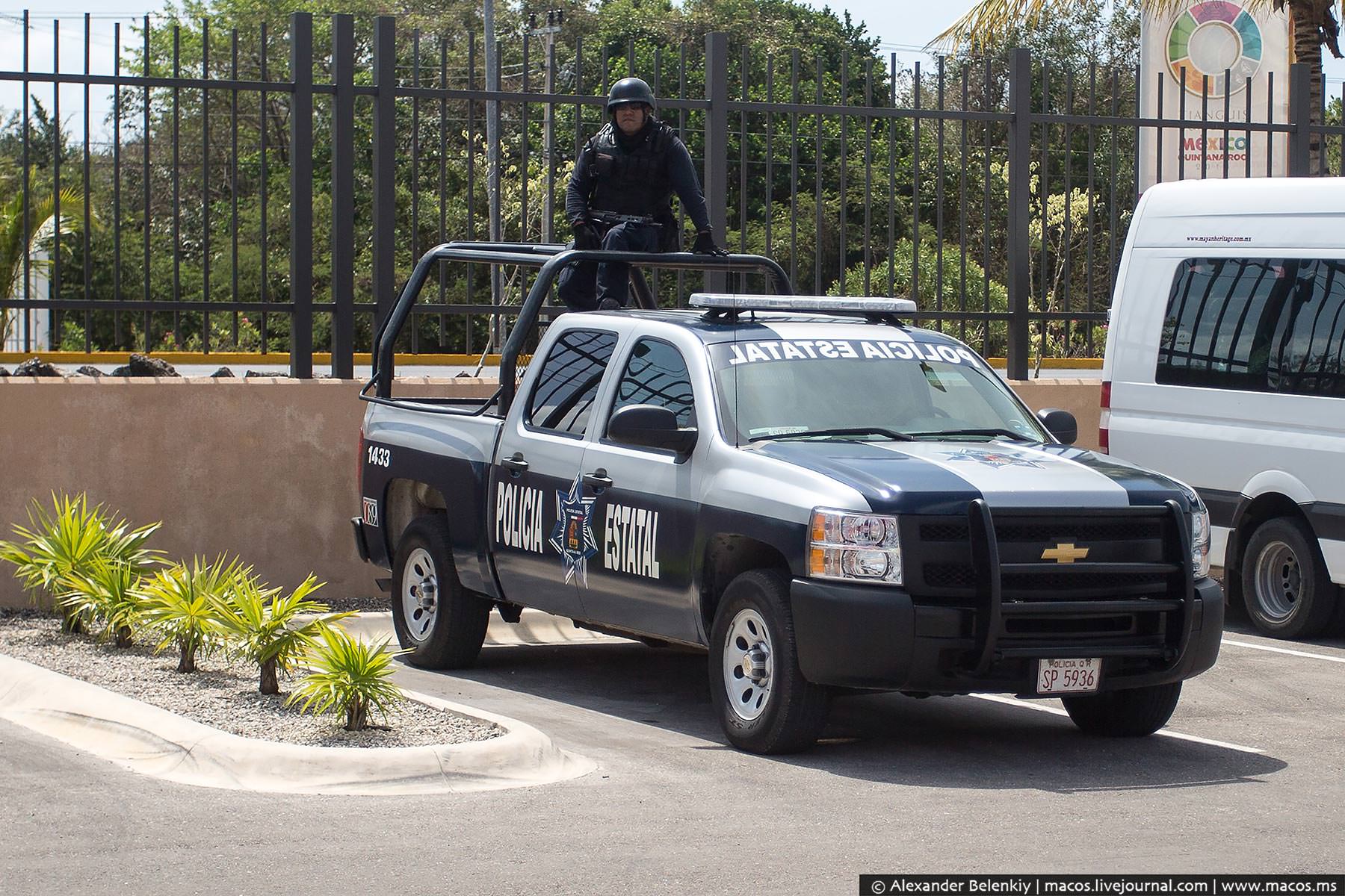 Мексиканская Полицейская машина