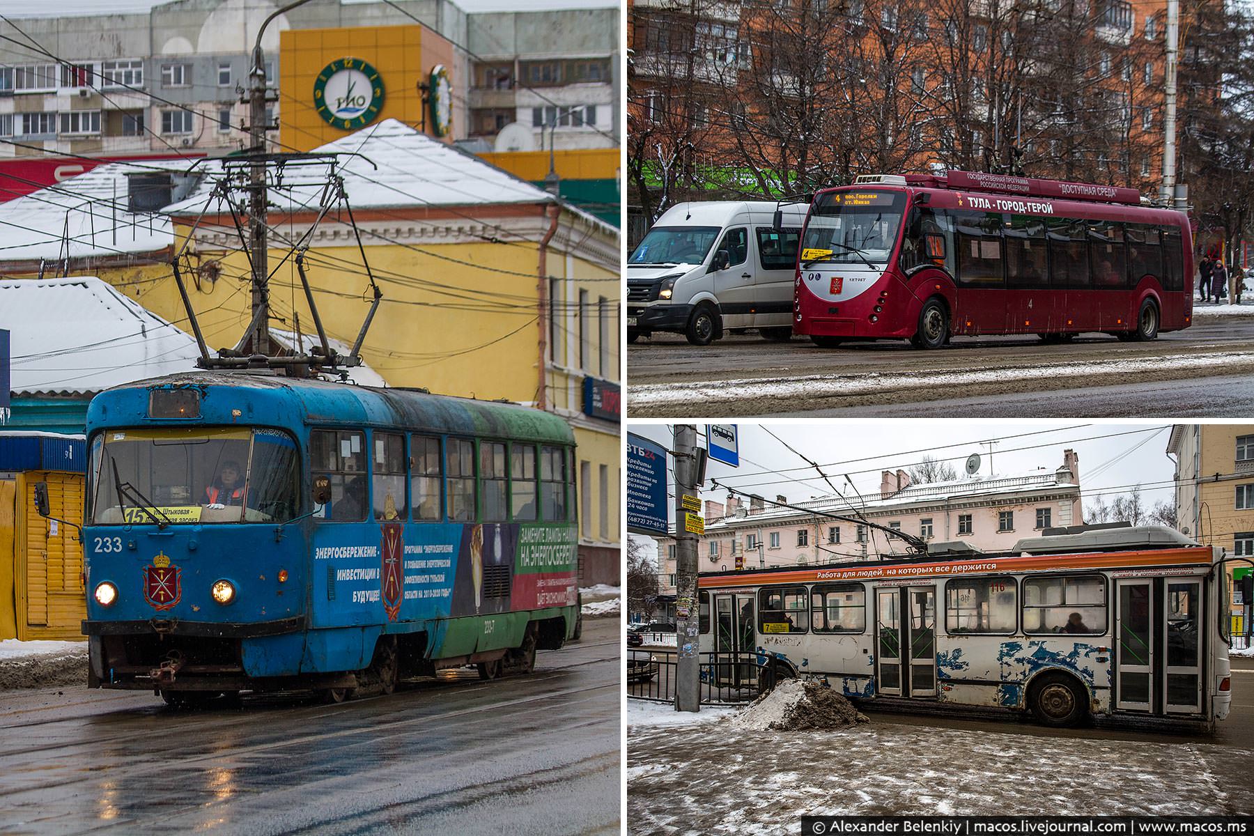 Городской транспорт тула