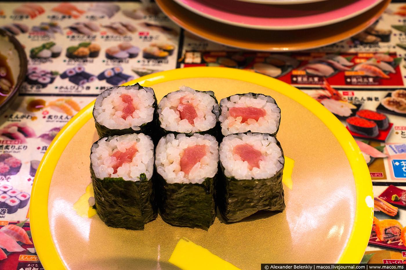 Как выглядят настоящие японские роллы и суши