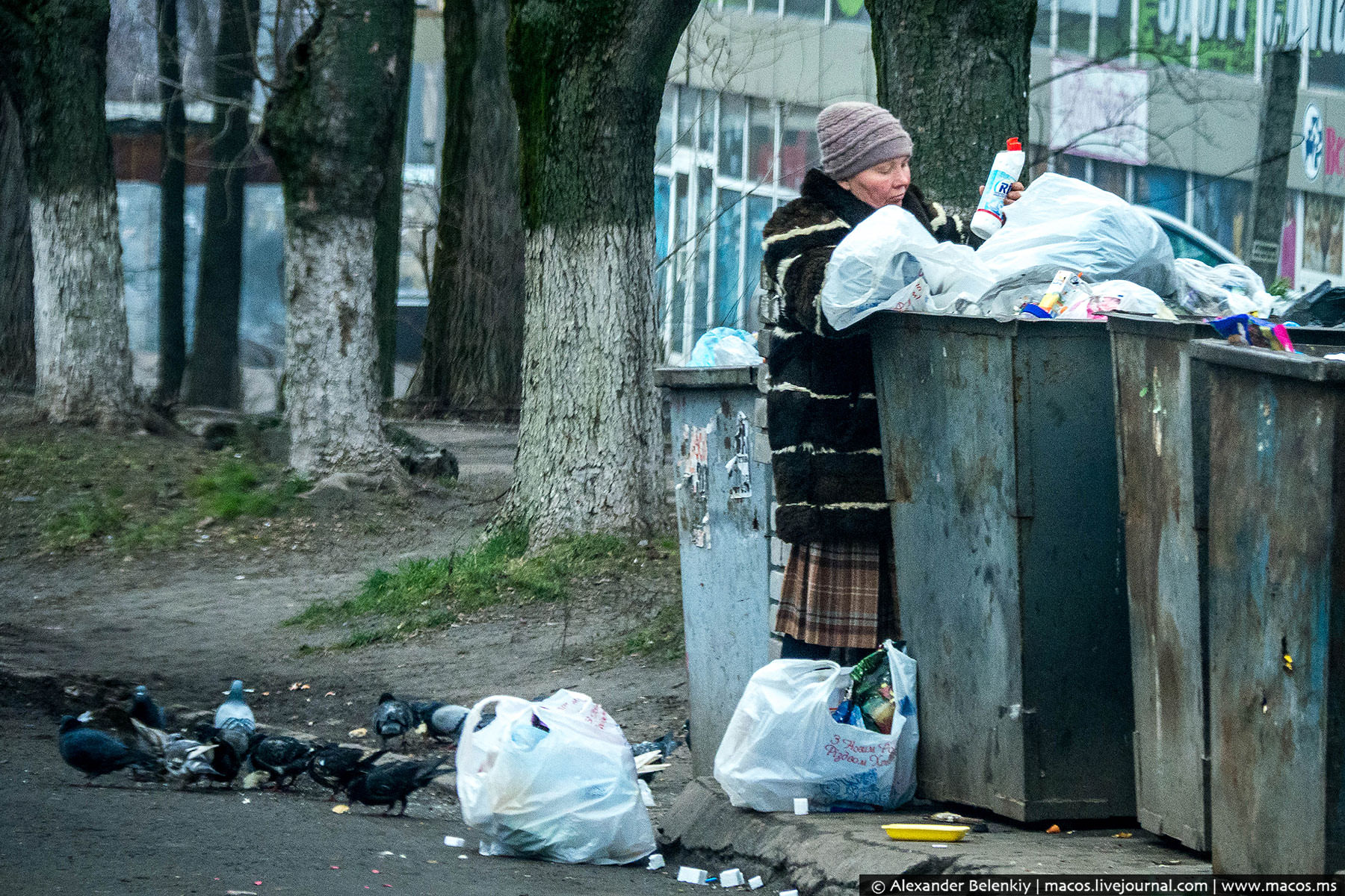 Картинка бомж на свалке